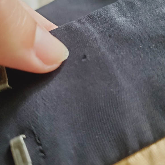 AKRIS Women's Casual Trousers Tan with Black Waist Size 6 - Picture 11 of 11